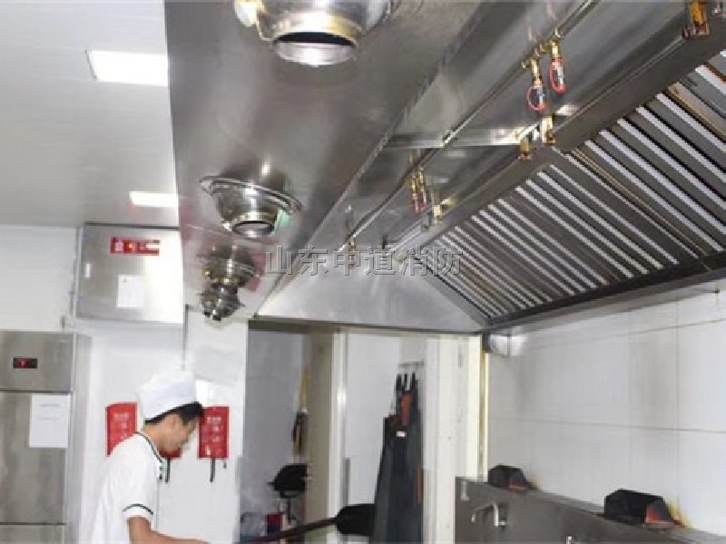 濰坊華美達(dá)大酒店廚房滅火設(shè)備案例