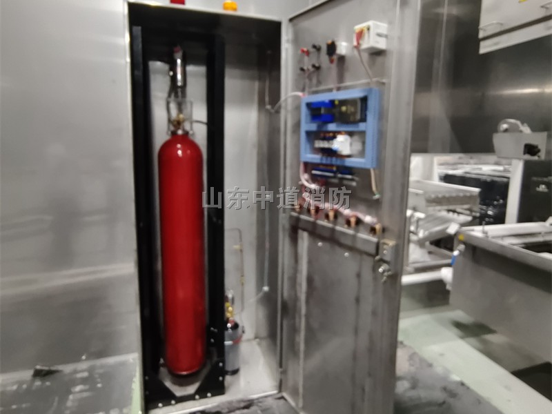 中糧集團油炸機定制化二氧化碳滅火裝置